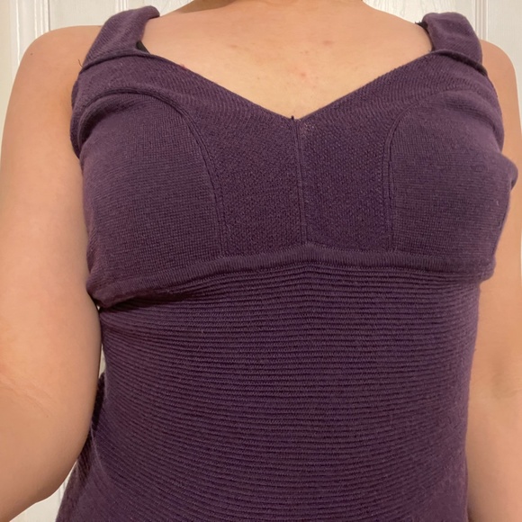 BCBG Max Azria | Knitted Purple Dress - Picture 4 of 4